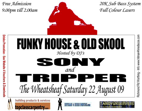 Wheatsheaf Party 22 August 09